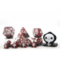 OEM Polyhedral Red Ghost Inclusion Dice DND RPG Board Game Dnd Dice Set