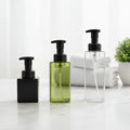 Fuyun Refillable 250ml 450ml 650ml PETG Plastic Square Hand Foam Soap Mousse Cleanser Pump Sprayer Bottle Lotion Face Mask