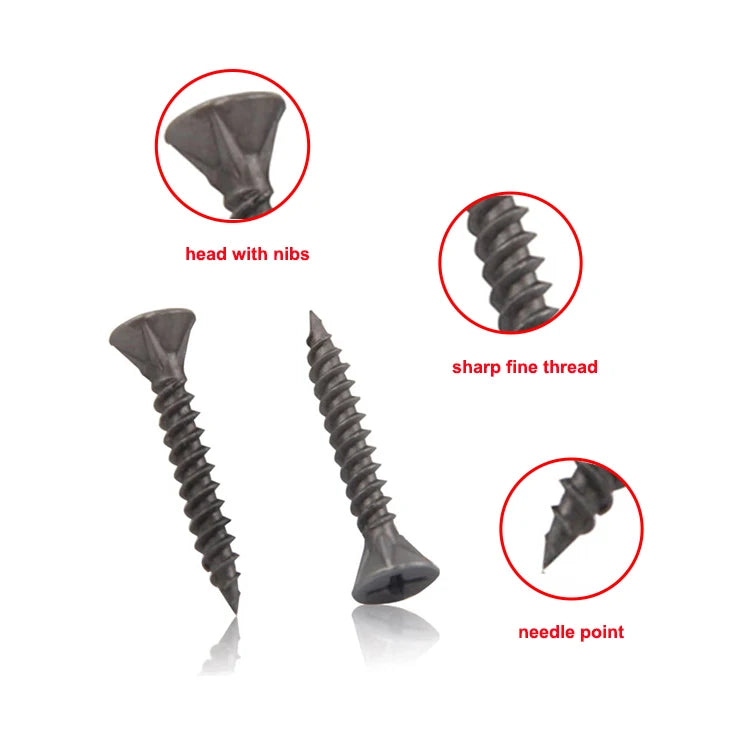 Factory Direct Supply Metric Steel Bugle Head Coarse Thread Drywall Screws MegaBDM