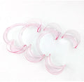 C-Shape Multi-Purpose Food Grade Plastic Dental Care Mouth Opener Cheek Retractor Teeth Whitening Accessory Blue Clear