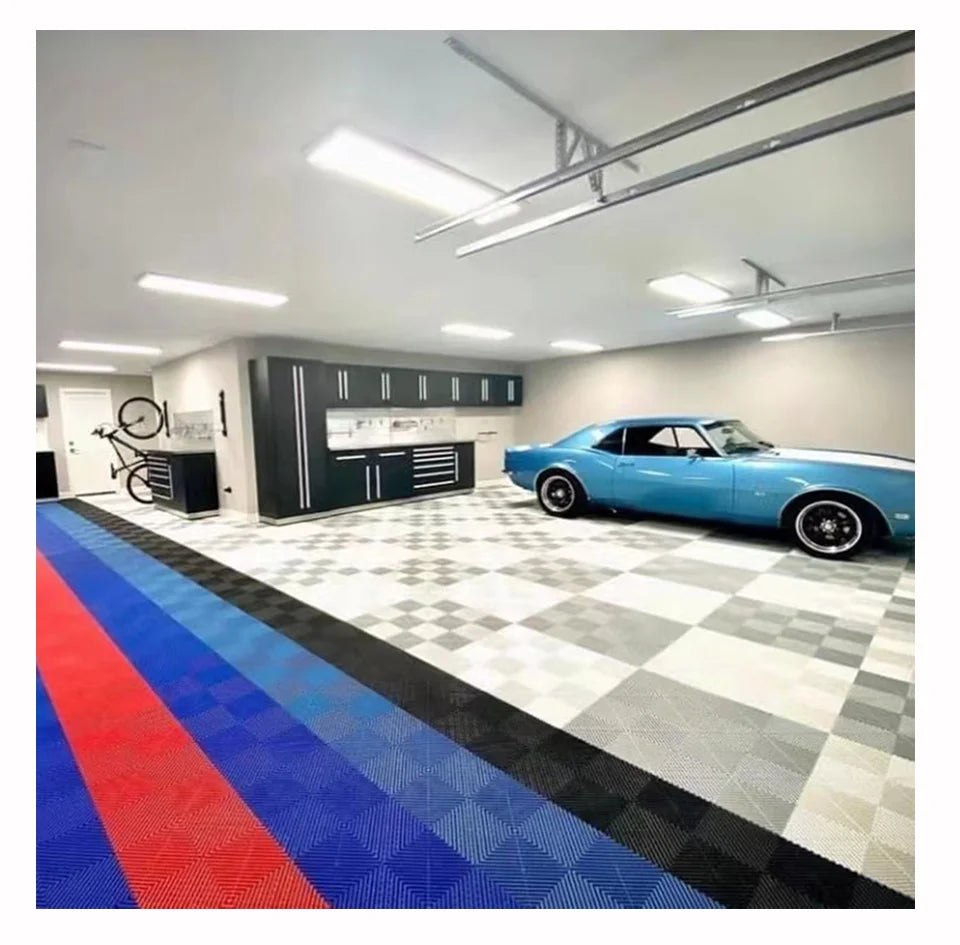 Top Qualified Factory Direct Non Slip Interlocking Pp Garage Flooring Mat Carwash Modular Garage Floor Tiles