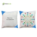 Prosub Custom Print Double-side Blank Sublimation Pillow Case 40*40CM Polyester Diagonal Color Sublimation Cushion Cover