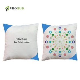 Prosub Custom Print Double-side Blank Sublimation Pillow Case 40*40CM Polyester Diagonal Color Sublimation Cushion Cover
