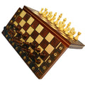 Wholesale Foldable Wooden Magnetic Educational Chess Games Set for Children Wooden Chess Board Game Set Portable for Kids
