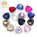 Wholesale Fancy Stone Triangle Shape Colored Glass Crystal Rhinestones for Wedding Dress MegaBDM