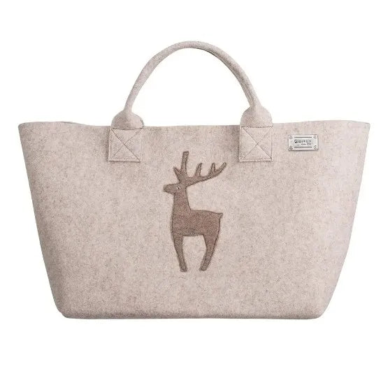 2024 Cheap Bulk Buy Custom Unisex Women Men Foldable Waterproof Natural Wool Felt Travel Summer Beach Tote Bags
