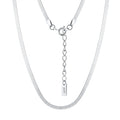 RINNTIN SC44 Handmade Custom 925 Sterling Silver Necklace Chain Men Fashion Jewelry Finding Popular Colar Cadena Chain for Women