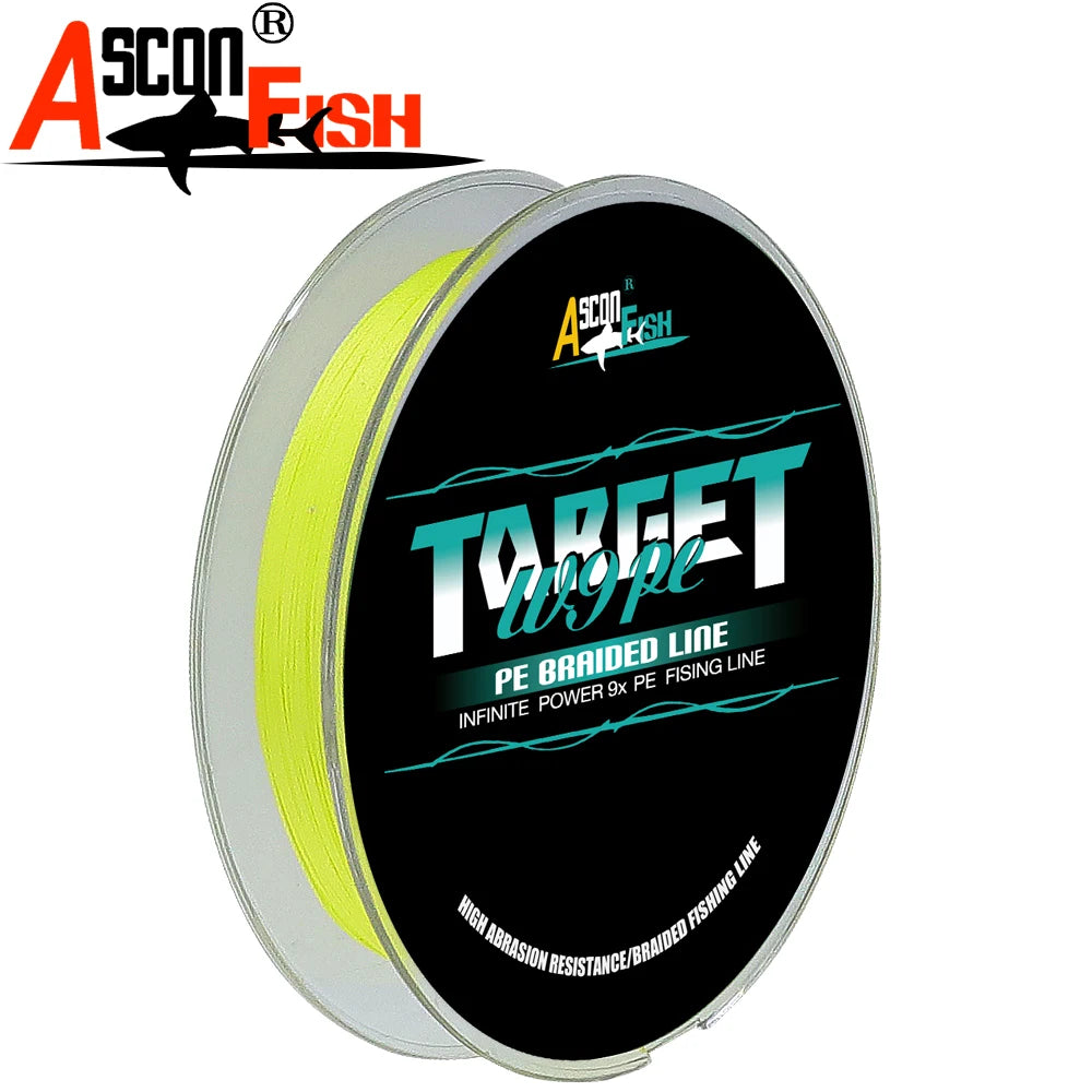 9 Strands Multifilament Braided Wire Carp Line 100m 100% PE Super Strength Fishing Line for Stream/Lake/River Custom Logo