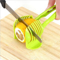 Tomato Slicers Cutter Holder Onion Fruit Vegetable Food Tong Orange Lemon Tomato Slicer