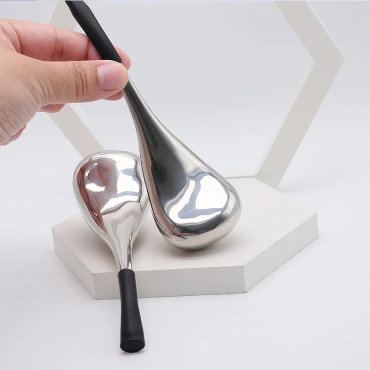 2026 Skin Care Face Eye Ice Facial Roller Ball Handheld Stainless Steel Spoon Cooling Facial Massage Spoon Ice Globe