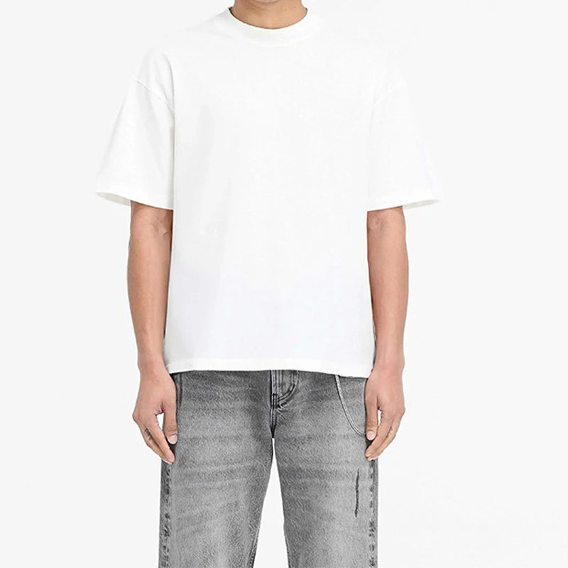 Custom Designer 100% Cotton T-Shirt for Men High Quality Streetwear Breathable Luxury 250 Gsm T Shirt Pour Hommes