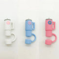 Wholesale Custom 1cm Silicone Dustproof Straw Cap Cover Stopper for stanley Tumbler