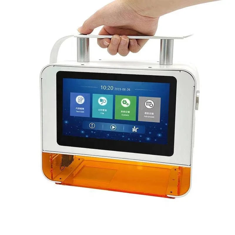 Durable OM Handheld Laser Fiber Marking Machine Portable Laser Marking Machine Expiration Date Logo Mini Laser Printer