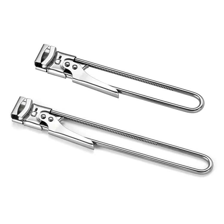Manual Stainless Steel Multi-Function Can Opener Corkscrew Non-Slip Adjustable Design Polished Openers