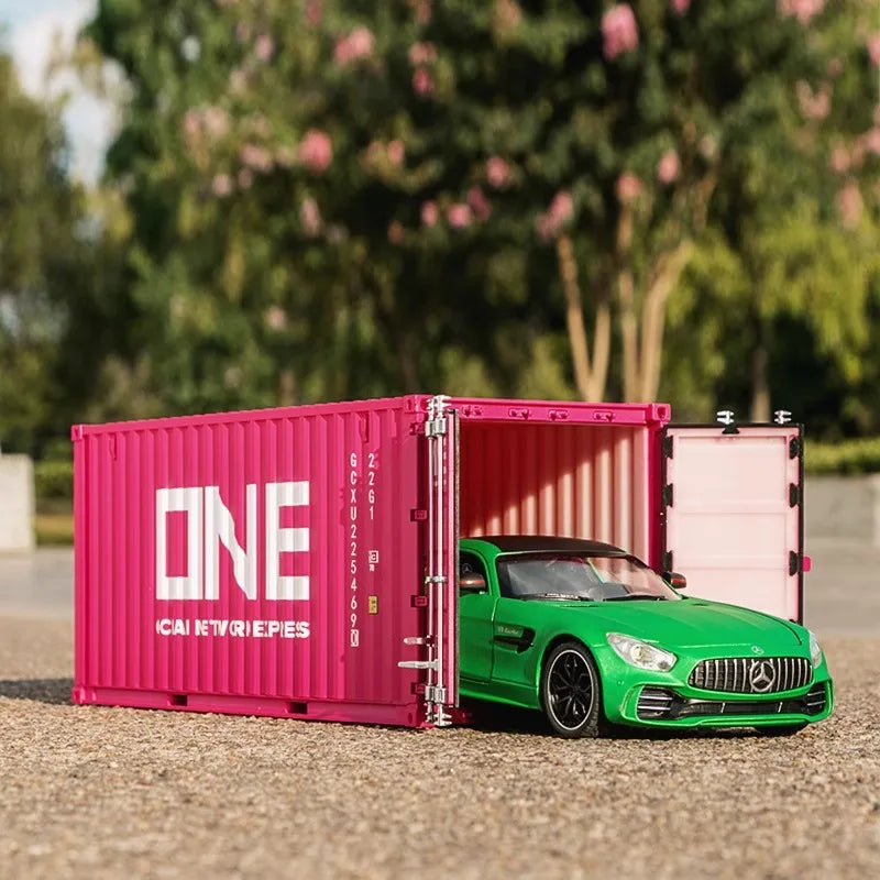 Can Open the Door 1:24 Scale Shipping Container Mini Shipping Container Model