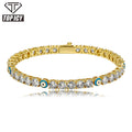 TOP ICY INS 5mm Evil Blue Eye Bracelet and 7inch 8inch Easy Clasp Women's Fashion Necklace Hot 5A CZ Evileye for Wedding Gifts