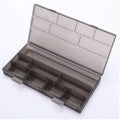 Salon Hair  Stylist Putting Away Combs  Clips clear Plastic Rectangle Storage Box