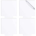Clear Acrylic Sheets 2mm Thick Plastic Acrylic Panel Transparent Acrylic Board with Protective Paper for LED Light Bases Signs
