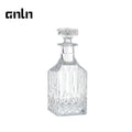 Large Perfume Display Bottle 230ml Crystal Glass Clear Square Perfume Display Bottle