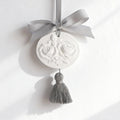 Wholesale Handmade Decorative White Color Ceramic Customized Scented Aroma Stone Clay Porcelain Flower Fragrance Oil Diffuser