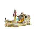 Commercial Inflatable Pirate Ship Combo the Big Bounce House Bouncy Castle Jumping With Slide