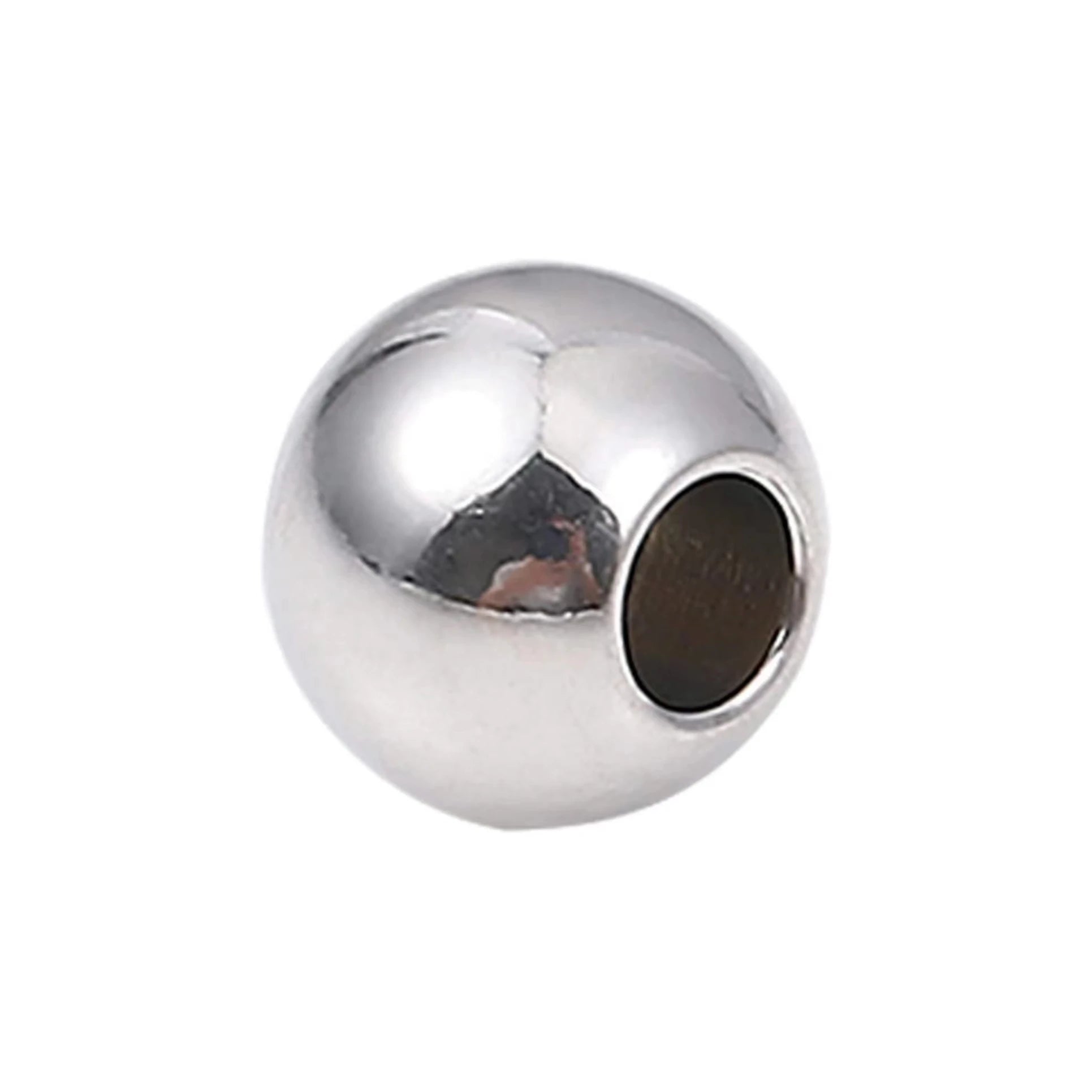 Stainless Steel Spacer Beads  Rondelle Loose Charm Beads for DIY Jewelry Making with 2mm Hole Bags Accessories