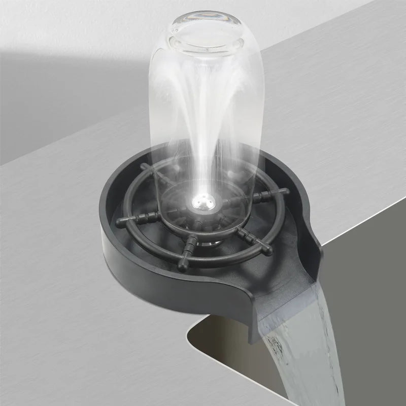 Stainless Steel High Pressure Coffee Cup Washing Machine Glass Rinser Bottle Washer and Cup Cleaner for Kitchen Hotel Home Use