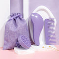 Hot Cross-Border Sale Ionic Laser Round ABS Shampoo Comb Hairdressing Massage Cleaning Brush