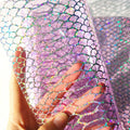 Wholesale 0.8mm Custom Printed Holographic Crocodile Sewing Vinyl PVC Film Soft Stretch Translucent for Moisture Proof Crafts