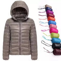 White Duck Down Coats Women Autumn Winter Warm Coat Lady Ultralight Duck Down Jacket Female Windproof Parka