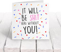 Leaving Congratulations Funny Good New Job Greeting Cards Leaving Job Gifts & Presents Thank You Card