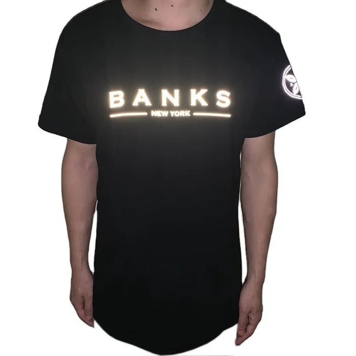 Customized Reflective Heat Transfer Iron-On Transfers PET Material Durable & Washable Reflects Direct Light at Night