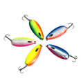 90mm Custom Artificial Colorful Trout Lure Hard Metal Fishing Spoons
