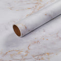 Self-Adhesive Frosted Marble Wallpaper Waterproof Oil-Proof PVC Kitchen Table Top Decoration Renovation Sticker Floral Fireproof