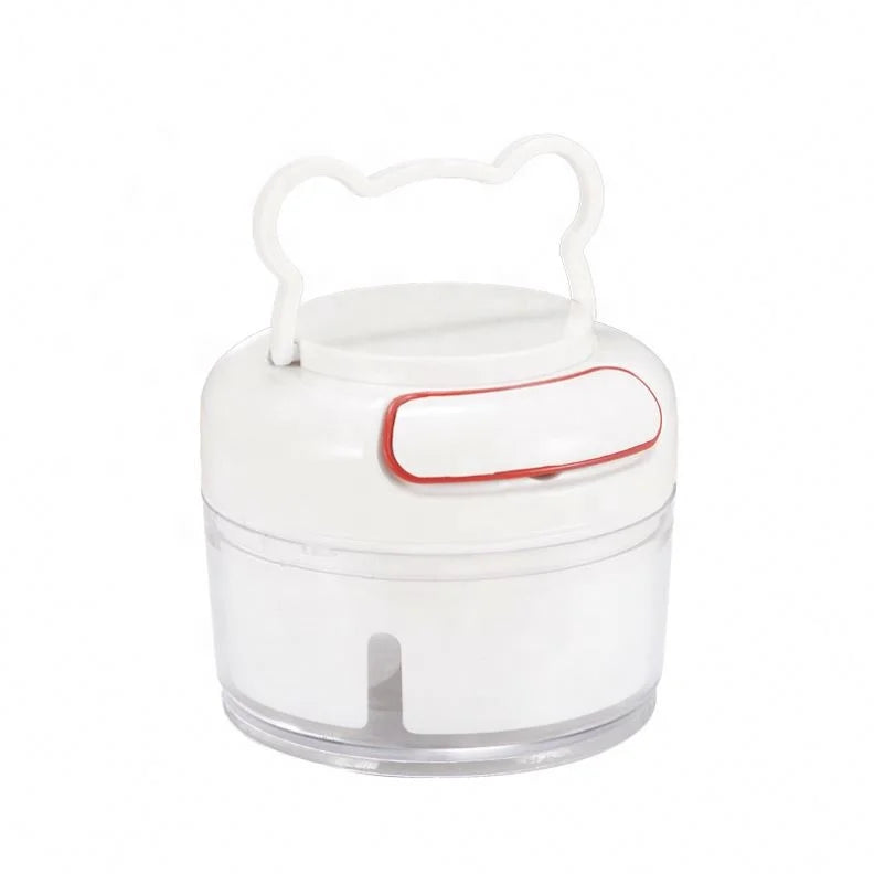 Home Kitchen Accessories Pepper Ginger Crusher Multifunction Plastic Mini Manual Drawstring Garlic Grinder