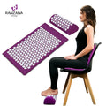 Custom Acupressure Mat Set for Sports & Entertainment Relieve Stress & Back Body Pain Yoga Acupuncture Spike Cushion