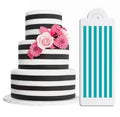 44x17cm Line Stencil Fondant Embosser Plastic Cake Mold Tools