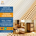 Top Quality Rattan Webbing Rotan Cane Roll Original Color Weave Wicker Mesh with Free Sample