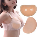 Skin-Fusion Matte Silicone Bra Inserts Anti-Reflective Reusable Breast Pads US DOW Bio-Gel Sticky Pads for Swimwear