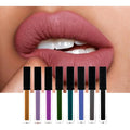 Custom Dry Non-Sticking Mineral Waterproof Matte Liquid Lipstick-49 Colors (White Purple Orange Brown Blue Pink Black Red)