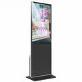 43 Inch Floor Stand Rotating Digital Signage 4K Display Screen Advertising Kiosk
