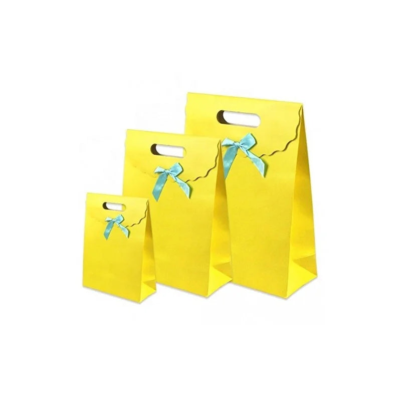 KY-202205379 Kraft Paper Gift Bags With Handles Factory Price Shopping Accessories Customized Logo Bag Vietnam Manufacturer