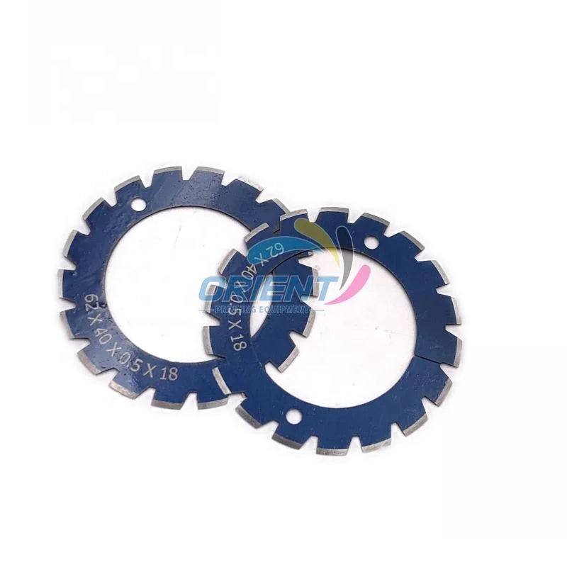 New 10pcs Perf Knife ZD.200-749-02-00 2007490200 Perforating Knife 18T 62*40*0.5mm Blade for Stahl Folding Machine Parts