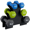 TOPKO Custom Logo Small Pink Neoprene Hexagon Dumbbell Popular Gym Fitness Equipment Made With Steel Iron