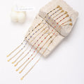 2024 Summer Bracelet Enamel Beads PVD Gold Plated Stainless Steel Cross Bracelet Charm No Tranished Tarnished Jewelry