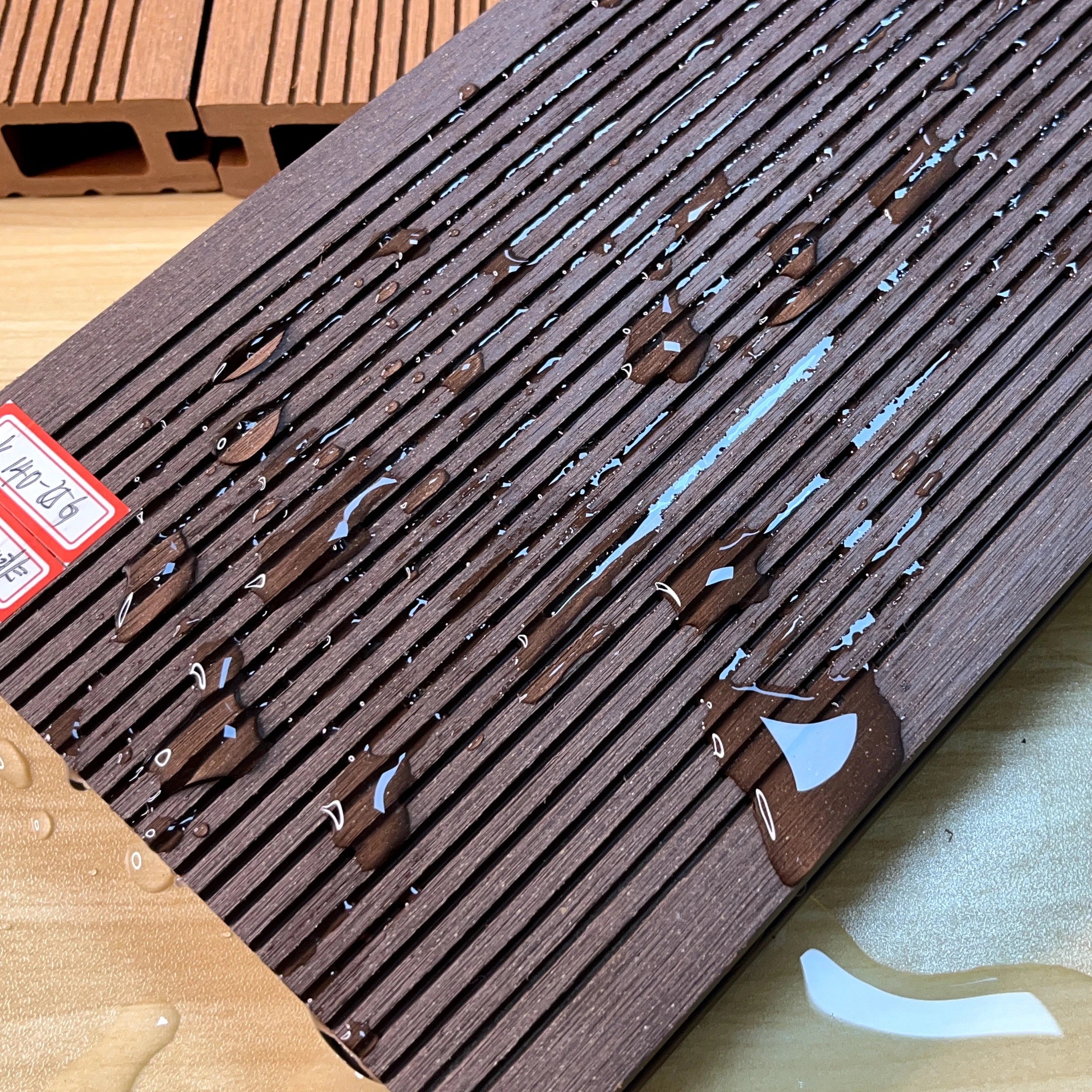 Eco-friendly Waterproof Outdoor Wpc Decking Flooring Decking