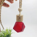 Wholesale 5ml 8ml 10ml Empty Frosted Color Air Freshener Diffuser Empty Bottle Wooden Hanging Cap Car Perfume Bottle