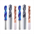 BKEA CNC Machining Drill Bits Set 3mm Metal Custom Coating High Precision 0.002mm Step Drill Bits for Metal