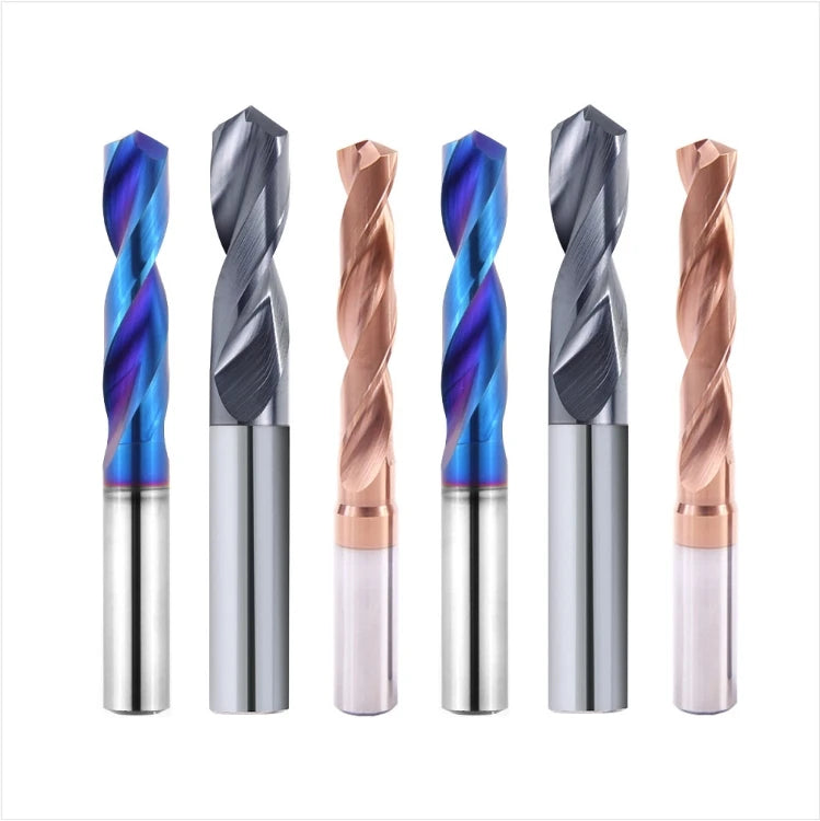 BKEA CNC Machining Drill Bits Set 3mm Metal Custom Coating High Precision 0.002mm Step Drill Bits for Metal