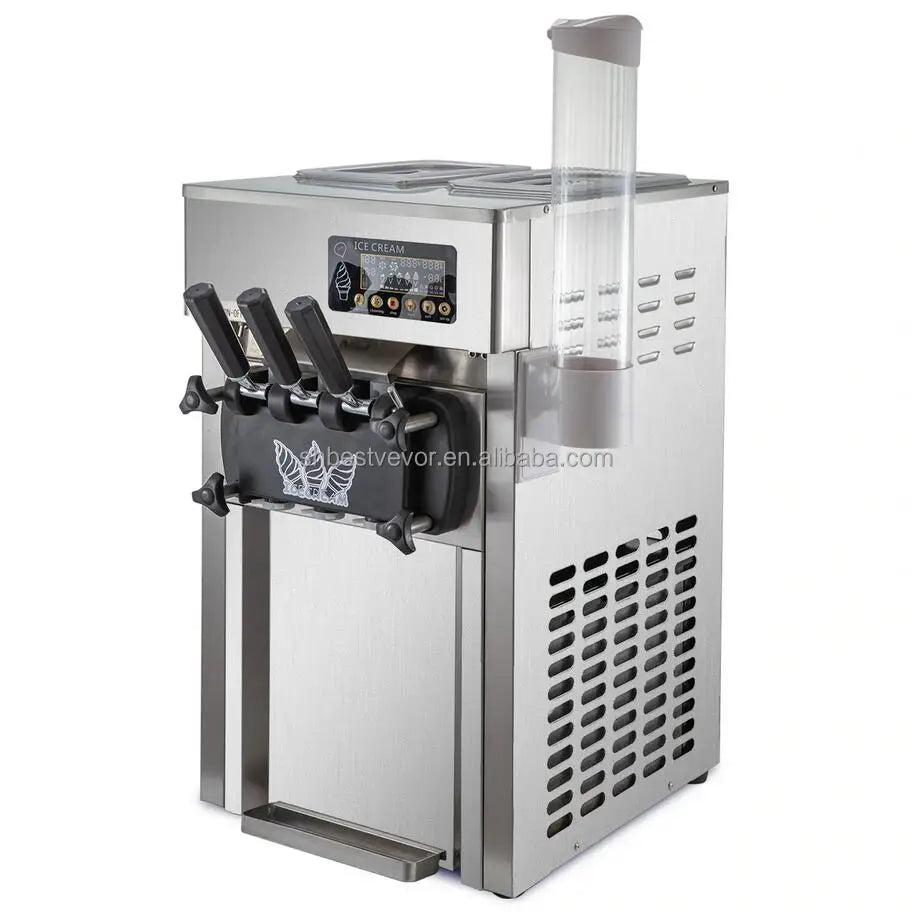 Vevor Rushed 3 flavors softserve ice cream machine price ice cream machine